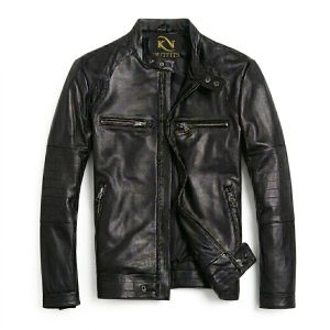 Men Leather Classic Jacket British Boy